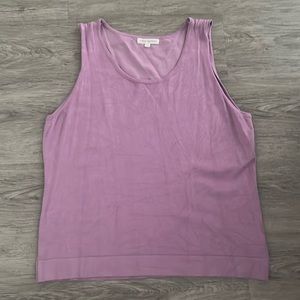 Colour Eighteen Purple Sleeveless Tank Top Size XL